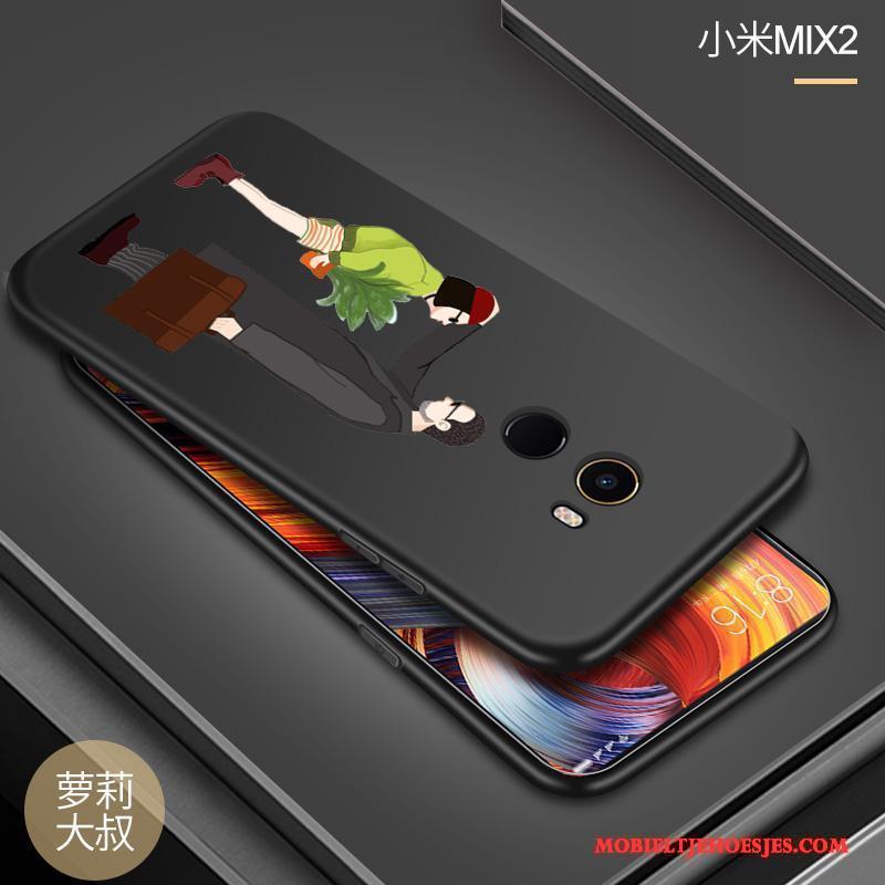 Mi Mix 2 Hoes Siliconen Mini Hoesje Telefoon Bescherming Anti-fall Schrobben