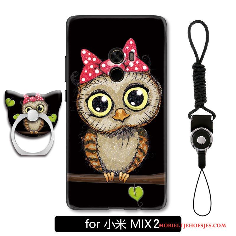 Mi Mix 2 Hoesje Anti-fall Spotprent All Inclusive Hoes Bescherming Blauw Kat