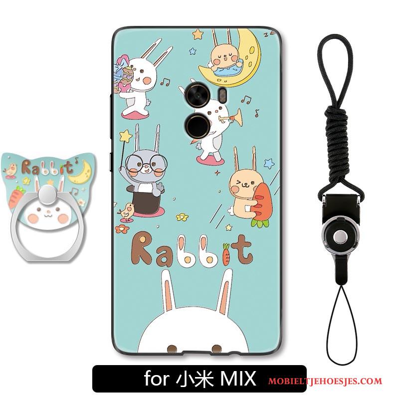 Mi Mix 2 Hoesje Anti-fall Spotprent All Inclusive Hoes Bescherming Blauw Kat