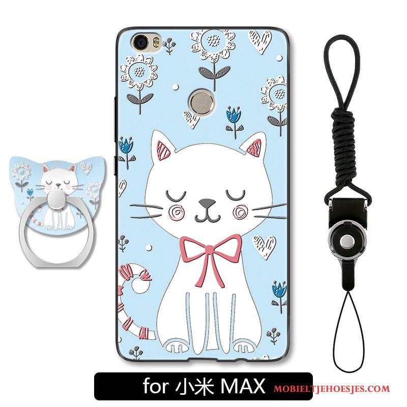 Mi Mix 2 Hoesje Anti-fall Spotprent All Inclusive Hoes Bescherming Blauw Kat