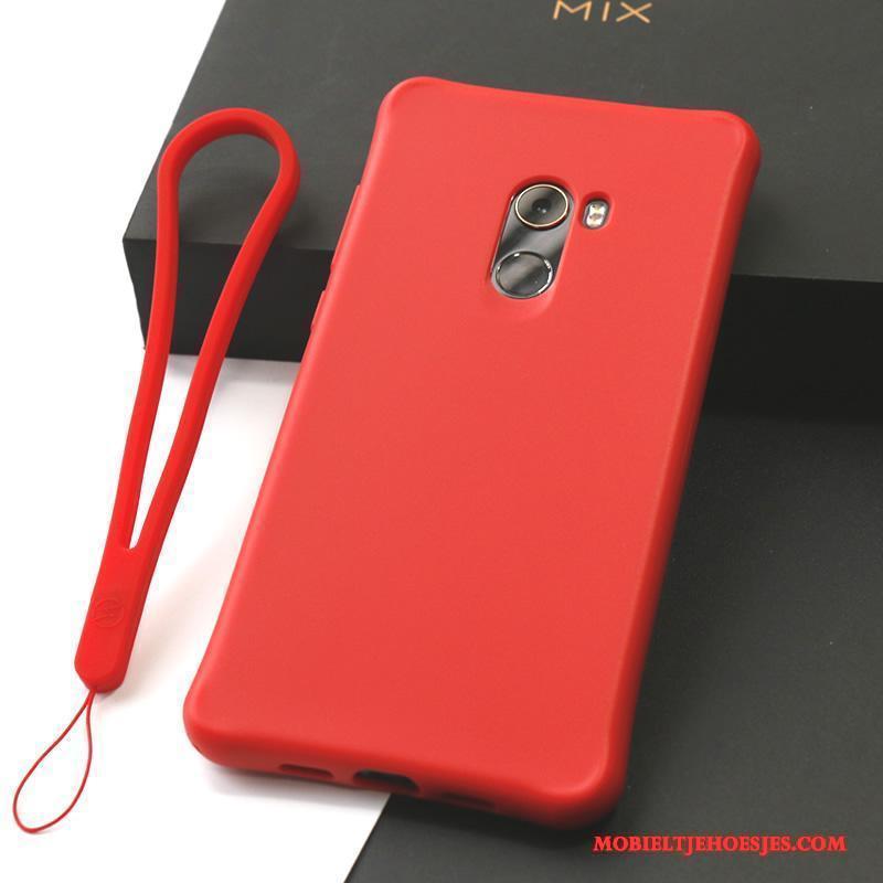 Mi Mix 2 Hoesje Hoes Zacht Anti-fall Mobiele Telefoon Siliconen Ondersteuning Doek