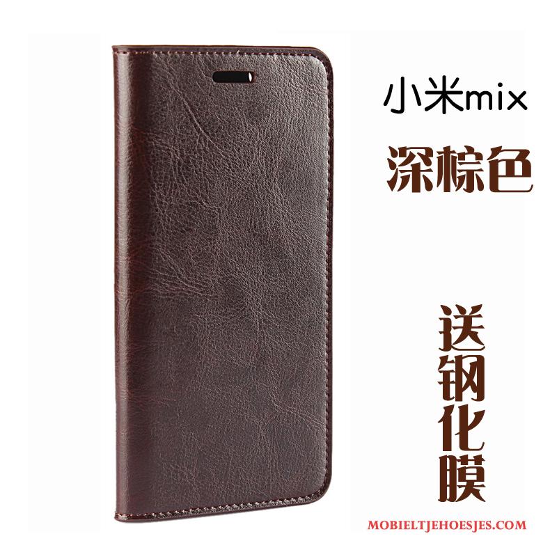 Mi Mix 2 Hoesje Mobiele Telefoon Hoes Mesh Rood Bescherming Mini Anti-fall