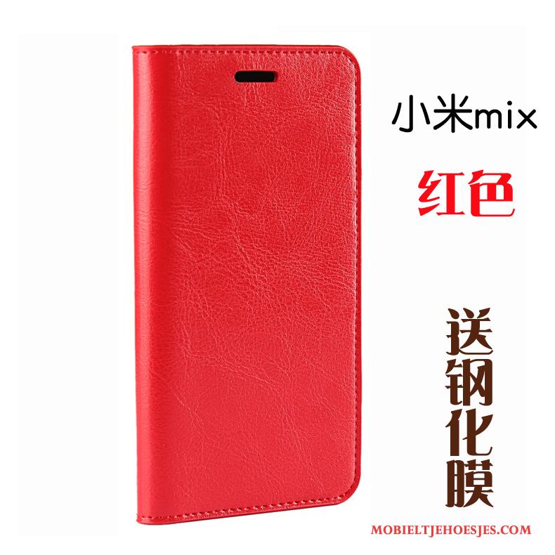 Mi Mix 2 Hoesje Mobiele Telefoon Hoes Mesh Rood Bescherming Mini Anti-fall