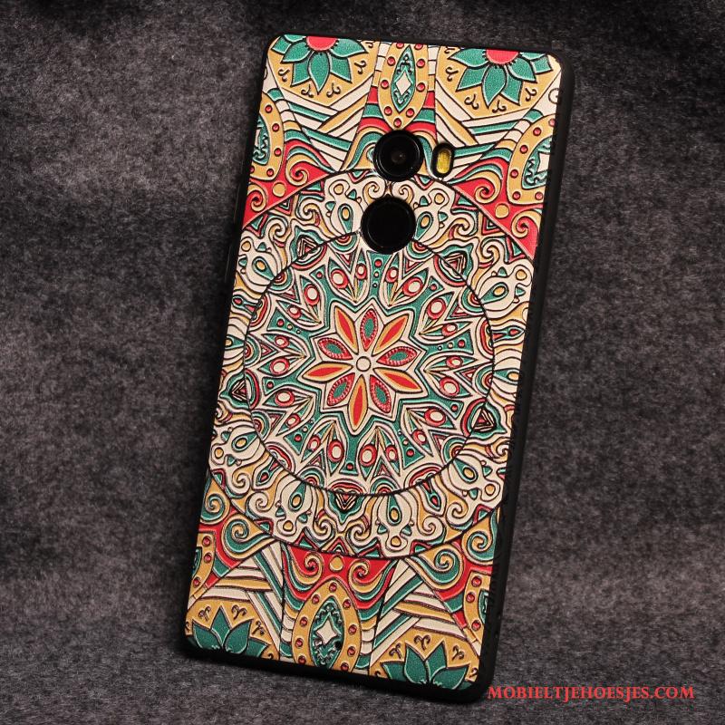 Mi Mix 2 Hoesje Reliëf Bescherming Kleur Hoes All Inclusive Anti-fall Persoonlijk