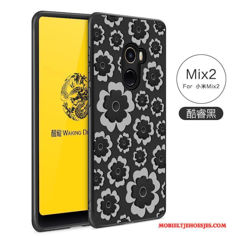 Mi Mix 2 Hoesje Rood Hoes Bescherming Zacht Siliconen Mini Anti-fall