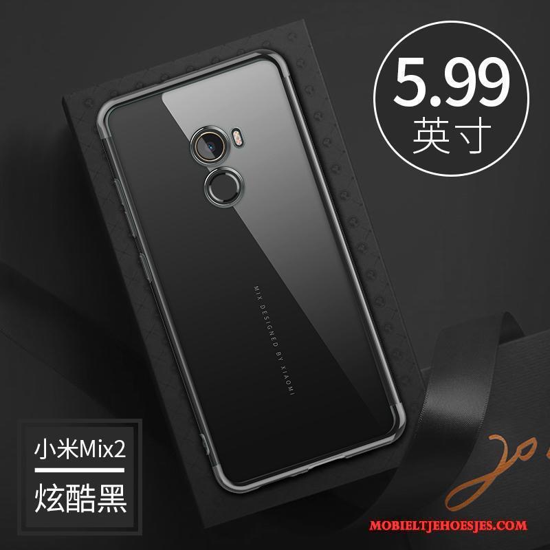 Mi Mix 2 Hoesje Telefoon Blauw Zacht Siliconen Dun Mini All Inclusive