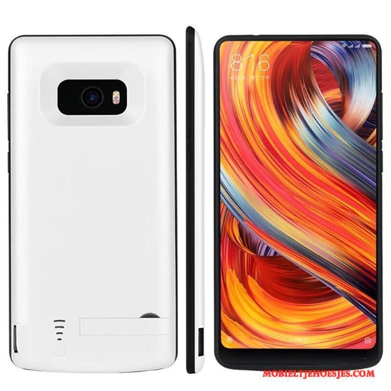 Mi Mix 2 Hoesje Telefoon Metaal Blauw Bescherming Mini