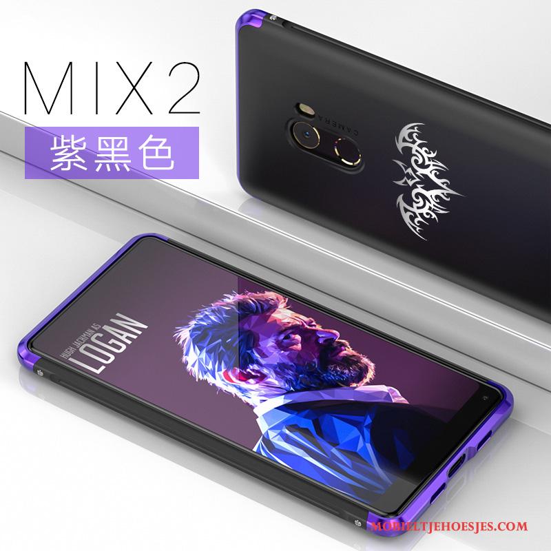 Mi Mix 2 Licht Scheppend Hoesje Telefoon Trend Metaal Persoonlijk Bescherming