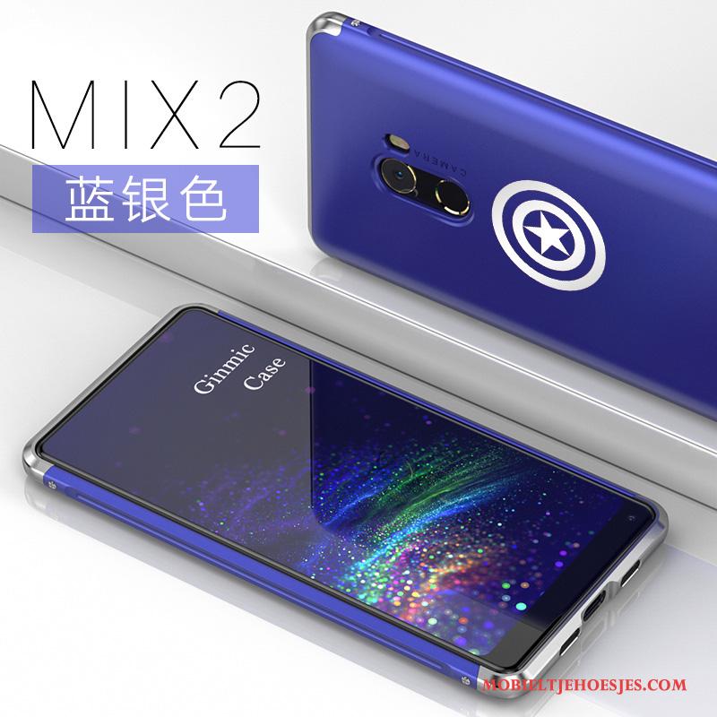 Mi Mix 2 Licht Scheppend Hoesje Telefoon Trend Metaal Persoonlijk Bescherming