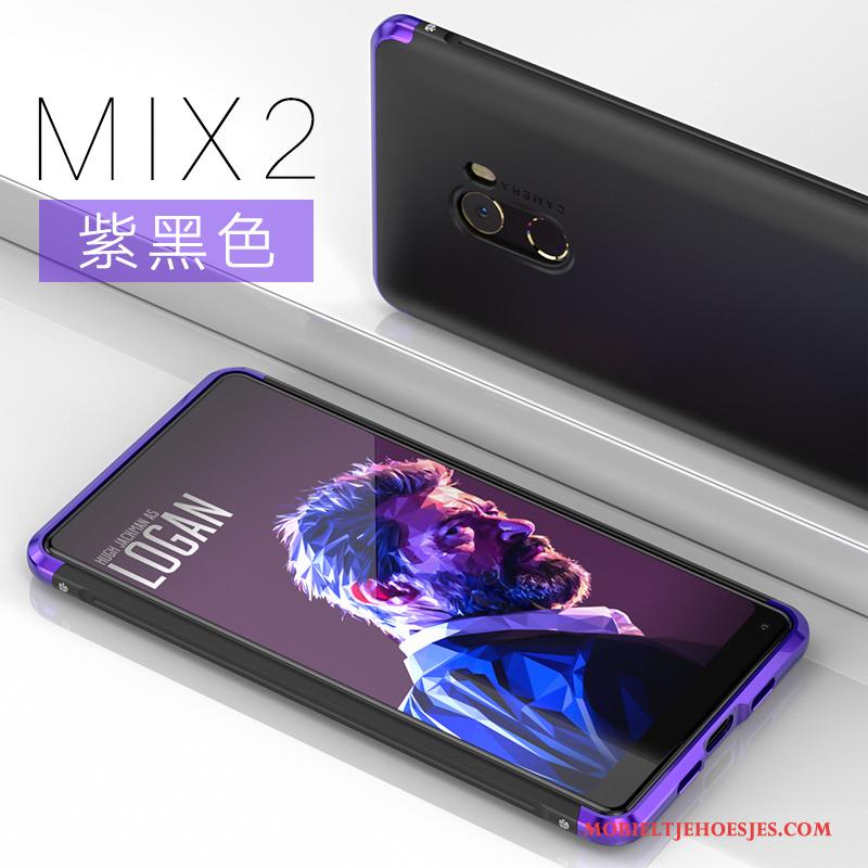 Mi Mix 2 Licht Scheppend Hoesje Telefoon Trend Metaal Persoonlijk Bescherming