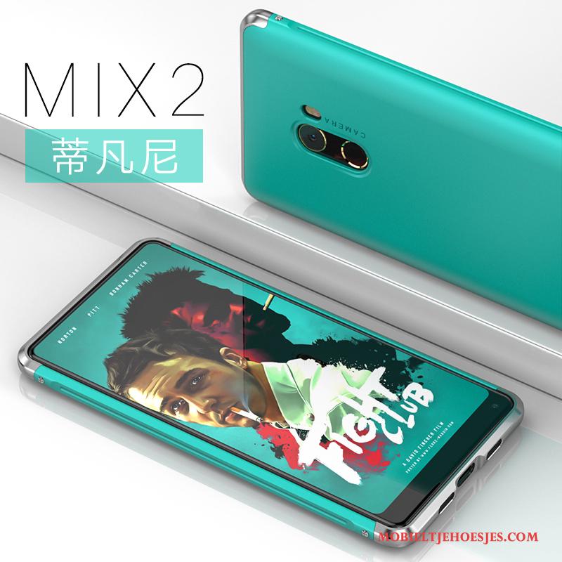 Mi Mix 2 Licht Scheppend Hoesje Telefoon Trend Metaal Persoonlijk Bescherming