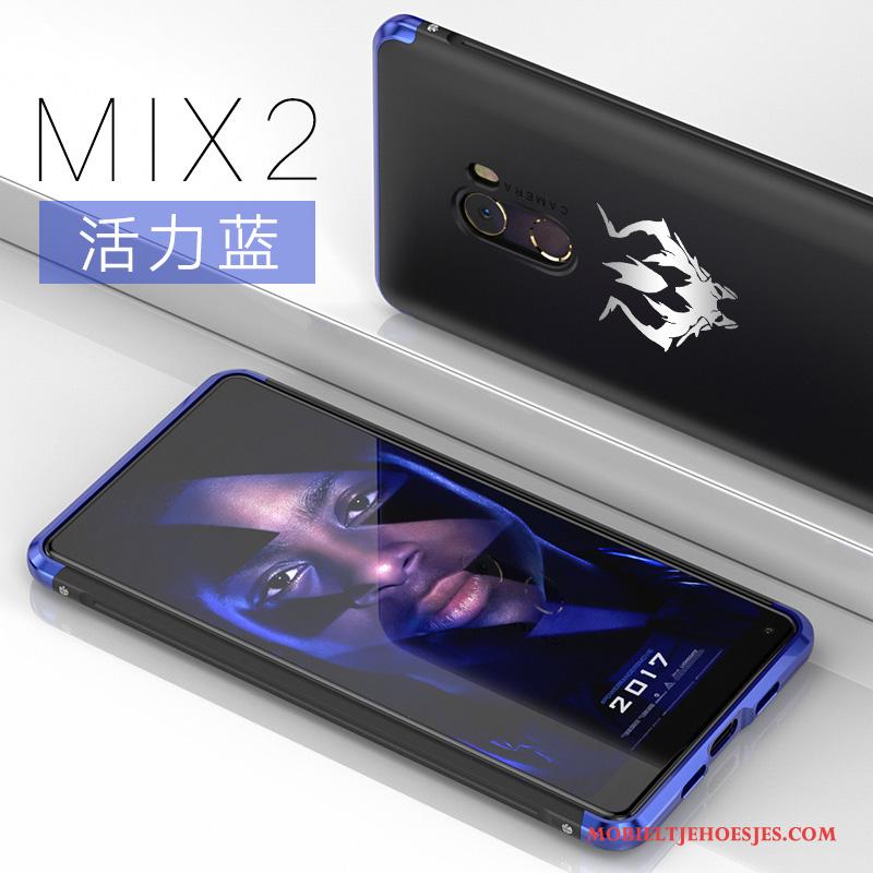 Mi Mix 2 Licht Scheppend Hoesje Telefoon Trend Metaal Persoonlijk Bescherming