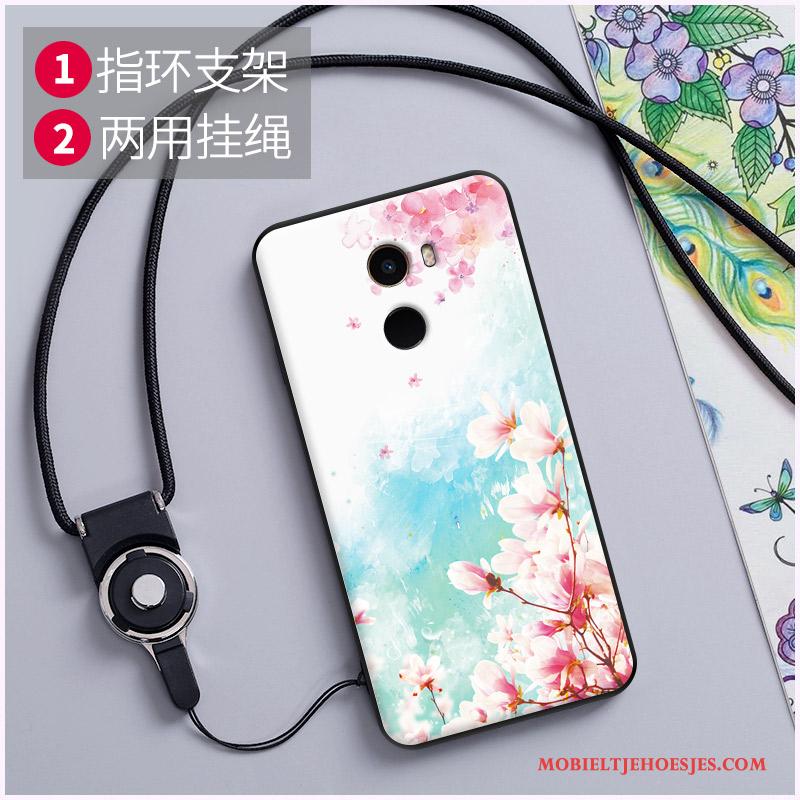 Mi Mix 2 Pas Wolf Kleur Hoesje Telefoon Spotprent Patroon Mini