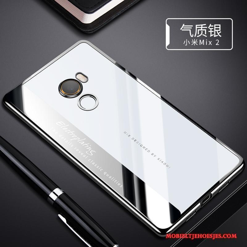 Mi Mix 2 Zilver All Inclusive Anti-fall Hoesje Bescherming Doorzichtig Siliconen