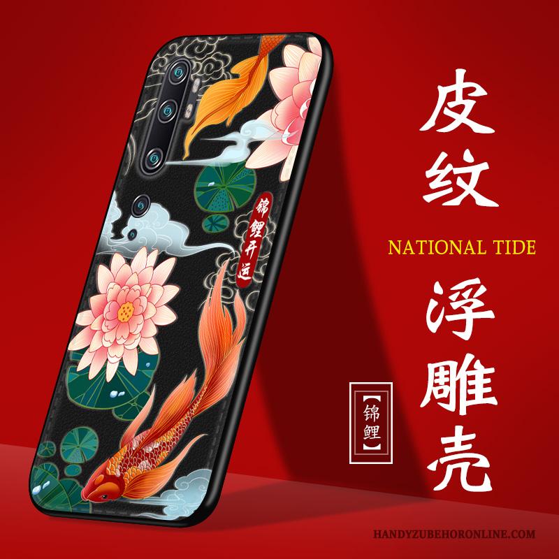 Mi Note 10 Hoesje Chinese Stijl Pas Bescherming Hoes Persoonlijk Scheppend Anti-fall