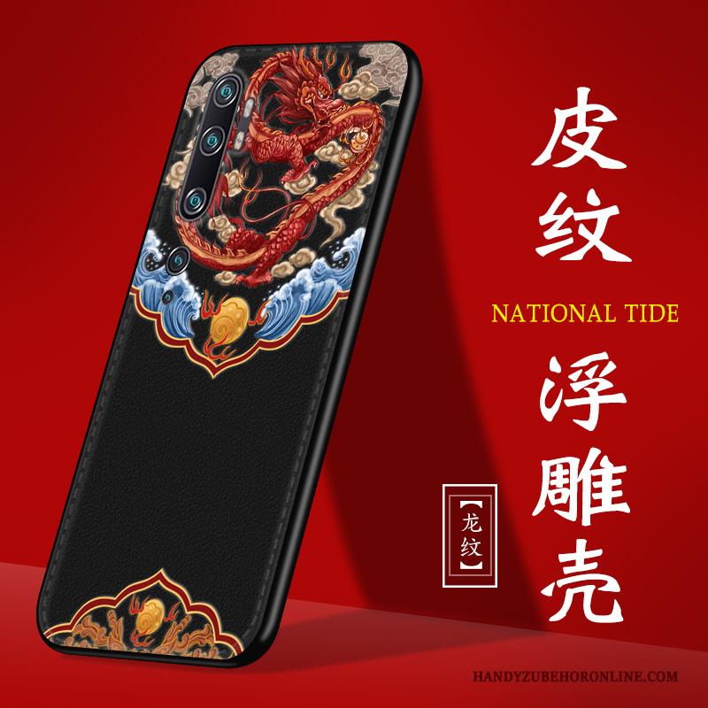 Mi Note 10 Hoesje Chinese Stijl Pas Bescherming Hoes Persoonlijk Scheppend Anti-fall