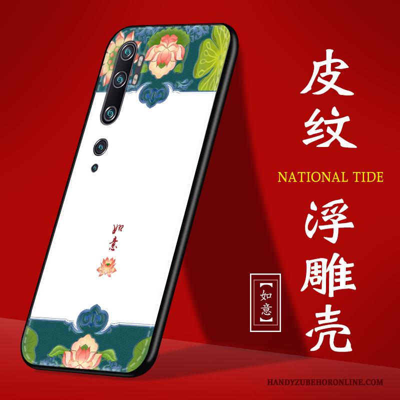 Mi Note 10 Hoesje Chinese Stijl Pas Bescherming Hoes Persoonlijk Scheppend Anti-fall