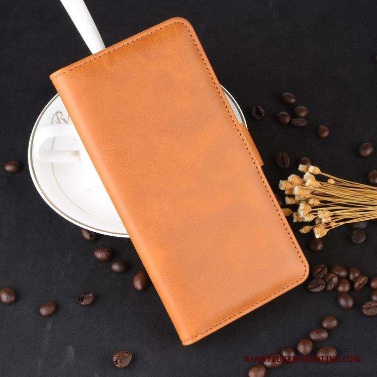 Mi Note 10 Hoesje Koe Gemeenschappelijk Leren Etui Patroon Clamshell Rood Mini