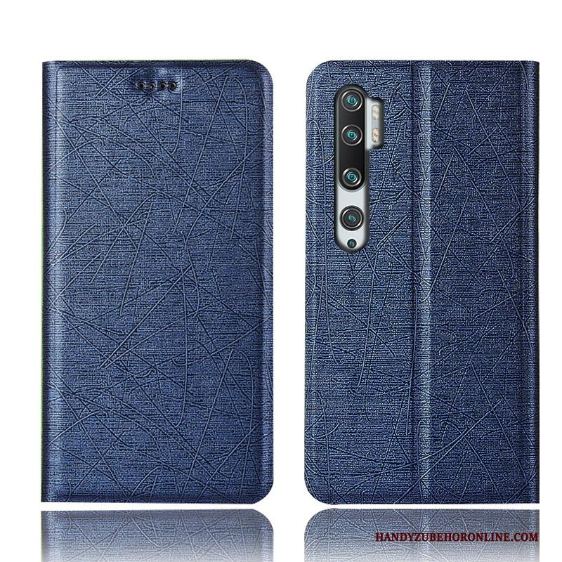 Mi Note 10 Hoesje Zijde Anti-fall Folio Mini Hoes All Inclusive Patroon