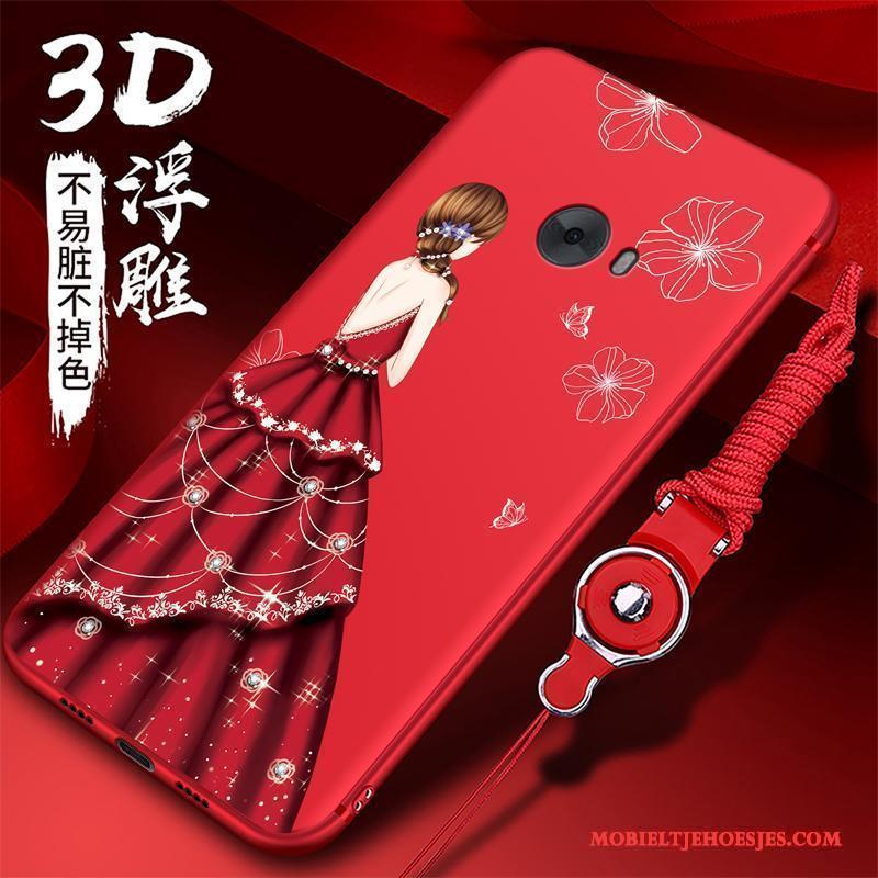 Mi Note 2 All Inclusive Scheppend Mini Zacht Hoesje Telefoon Anti-fall Rood