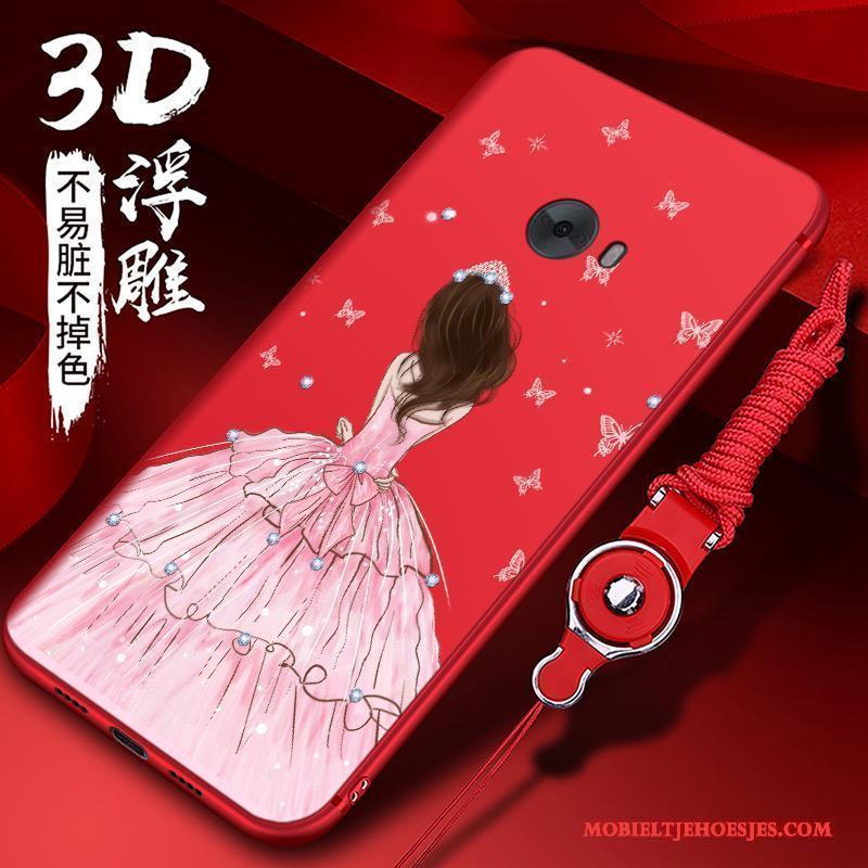 Mi Note 2 All Inclusive Scheppend Mini Zacht Hoesje Telefoon Anti-fall Rood