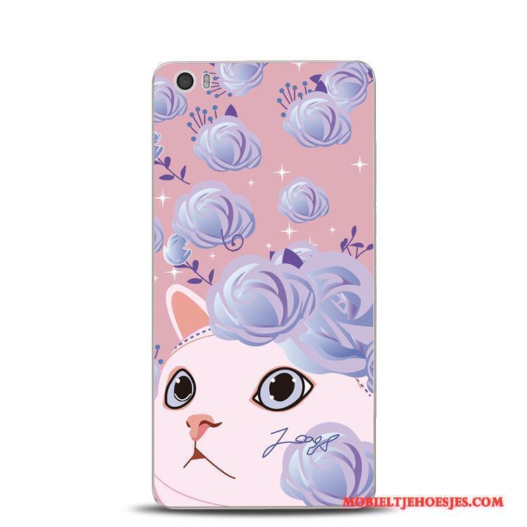 Mi Note 2 Bloemen Kat Hoesje Mini Zacht All Inclusive Telefoon