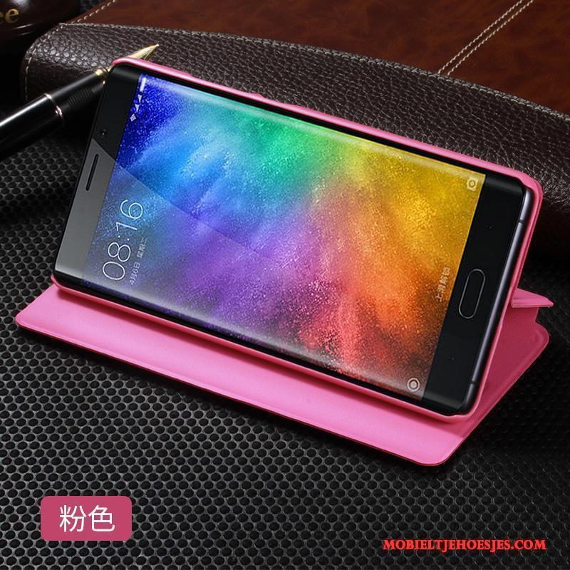 Mi Note 2 Hoesje All Inclusive Hoes Leren Etui Clamshell Wakker Worden Zwart Mini