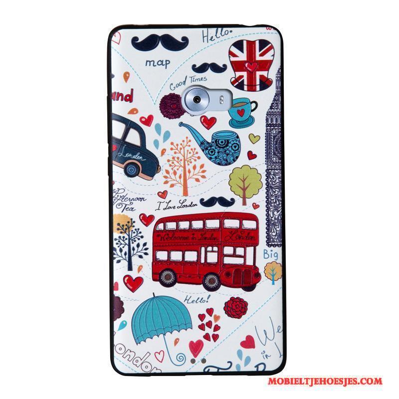 Mi Note 2 Hoesje Bescherming Zacht Hanger Anti-fall All Inclusive Wit Siliconen