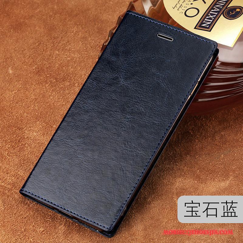 Mi Note 2 Hoesje Bruin Dun Mini Folio Anti-fall Eenvoudige Bescherming