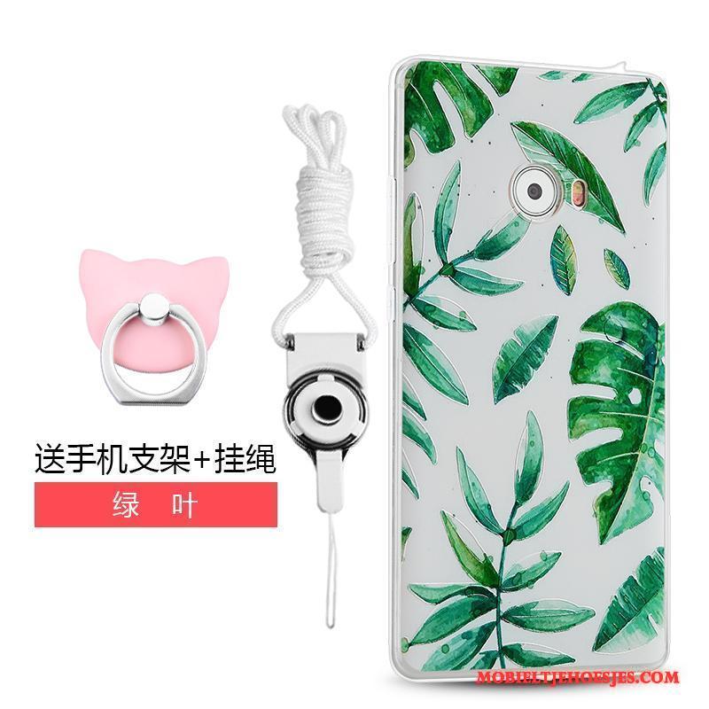 Mi Note 2 Hoesje Spotprent Groen Hoes Bescherming Hanger Trend Anti-fall