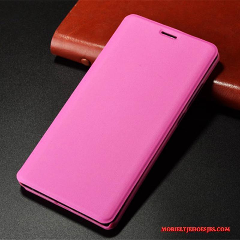 Mi Note 2 Leren Etui Rood Anti-fall Bescherming Hoesje Telefoon Mini Clamshell