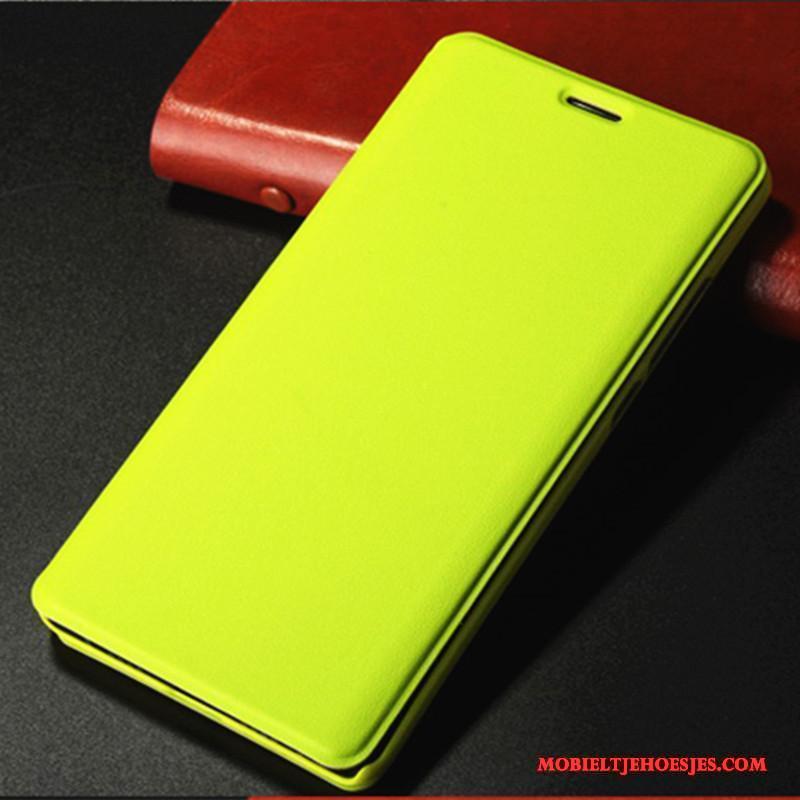 Mi Note 2 Leren Etui Rood Anti-fall Bescherming Hoesje Telefoon Mini Clamshell