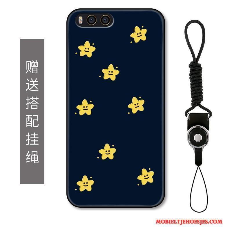 Mi Note 2 Mini Hoesje Telefoon Bescherming Blauw Spotprent Hanger Handbeschilderde