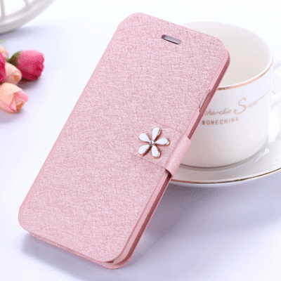 Mi Note 2 Roze Leren Etui Mini Hoesje Telefoon Anti-fall Clamshell Bescherming