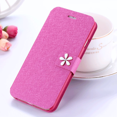 Mi Note 2 Roze Leren Etui Mini Hoesje Telefoon Anti-fall Clamshell Bescherming