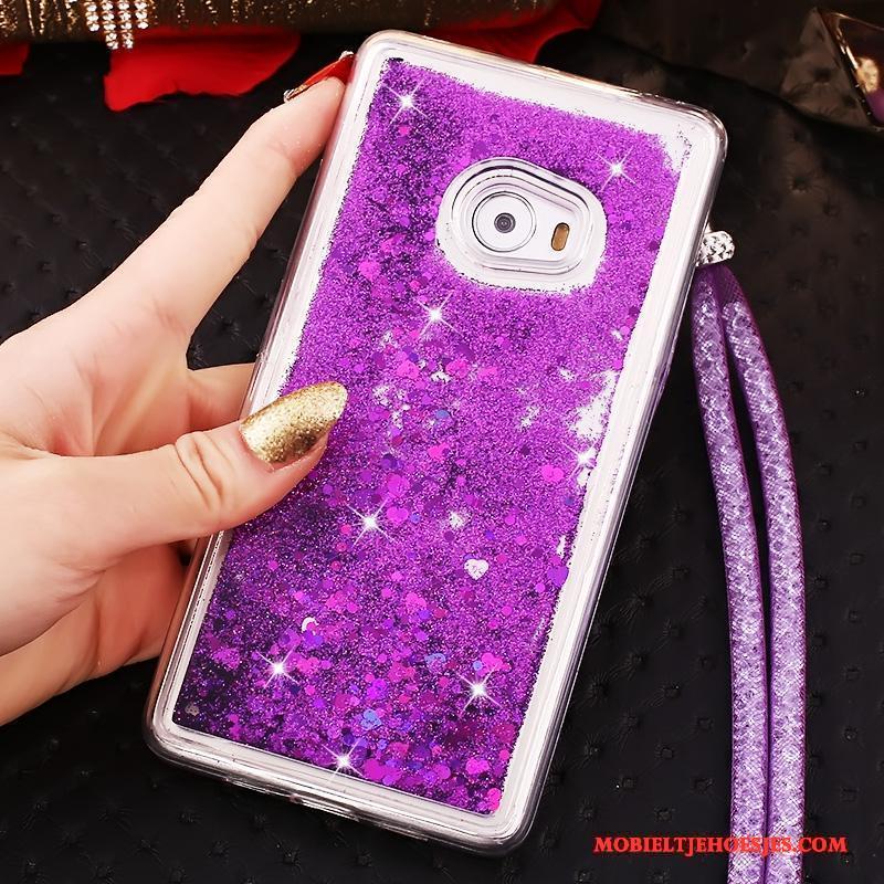 Mi Note 2 Siliconen Hoes Hoesje Telefoon Purper Mini Drijfzand Anti-fall