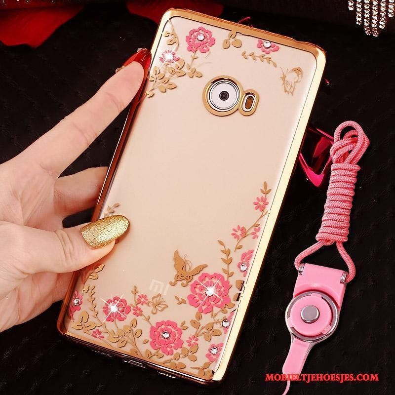 Mi Note 2 Siliconen Hoesje Telefoon Mini Anti-fall Zacht Bescherming Roze