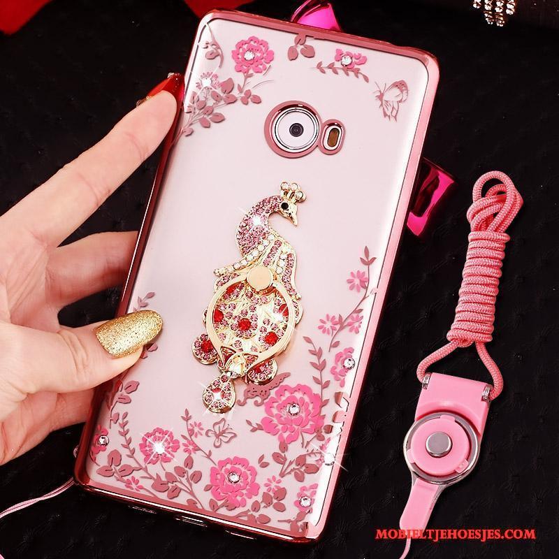 Mi Note 2 Siliconen Hoesje Telefoon Mini Anti-fall Zacht Bescherming Roze