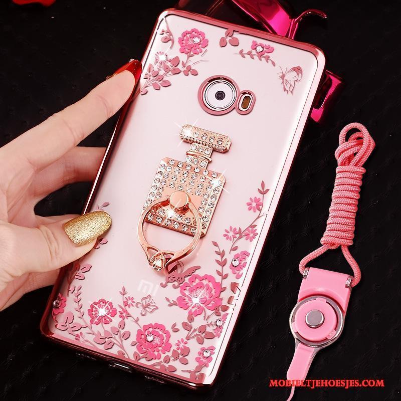 Mi Note 2 Siliconen Hoesje Telefoon Mini Anti-fall Zacht Bescherming Roze