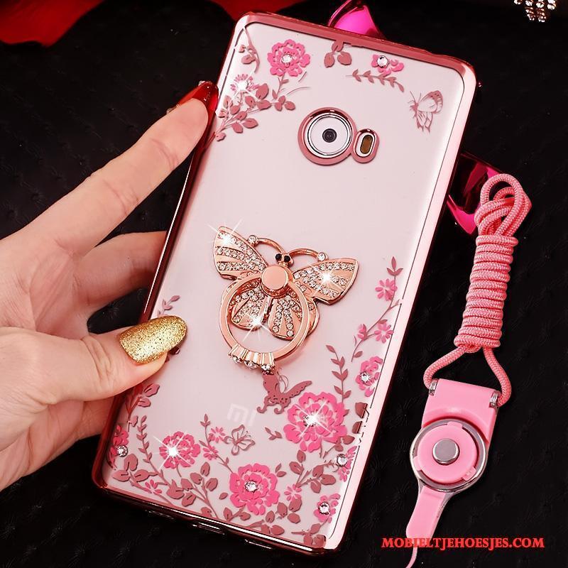 Mi Note 2 Siliconen Hoesje Telefoon Mini Anti-fall Zacht Bescherming Roze