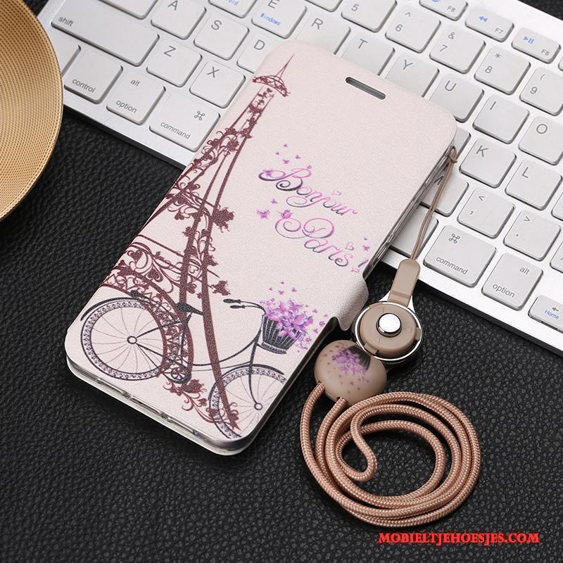 Mi Note 3 Anti-fall Scheppend Leren Etui Hoesje Telefoon Purper All Inclusive Persoonlijk