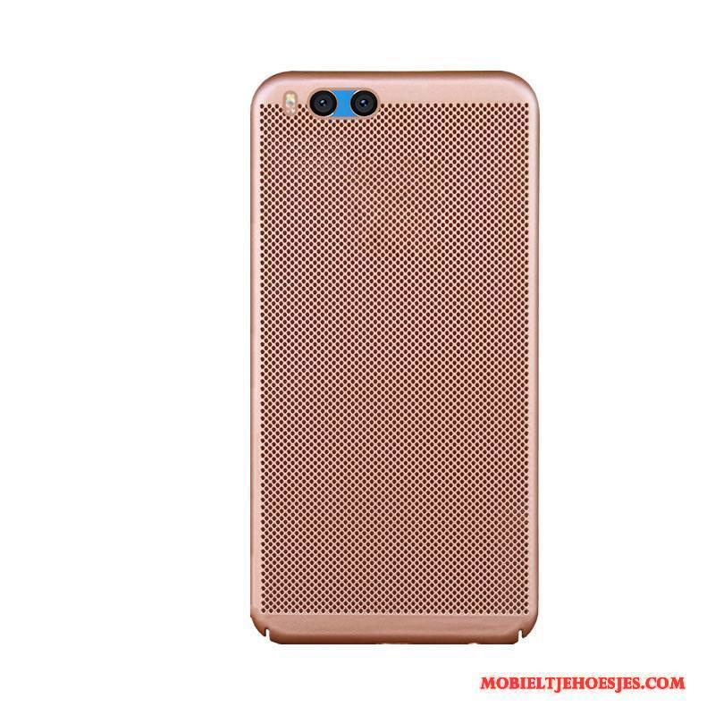 Mi Note 3 Bescherming Kleur Rood Mesh All Inclusive Hoesje Schrobben