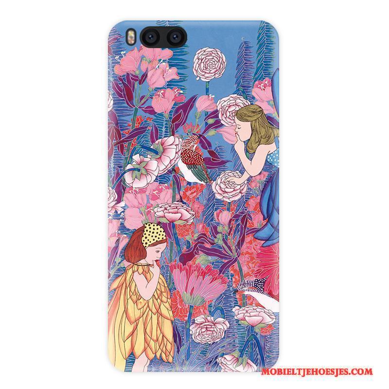 Mi Note 3 Bescherming Mini Bloemen Streep Zacht Hoes Hoesje