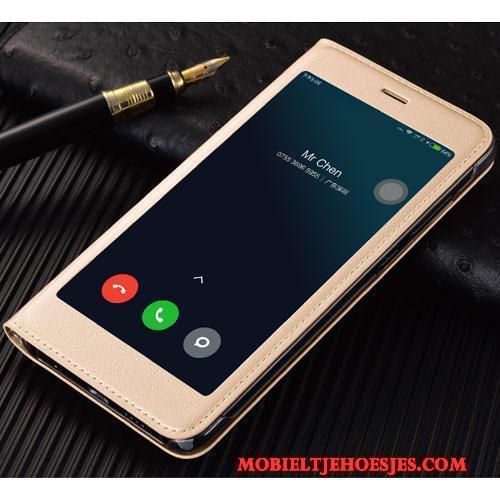 Mi Note 3 Hoesje Mobiele Telefoon Clamshell Leren Etui Bescherming Hoes All Inclusive Anti-fall