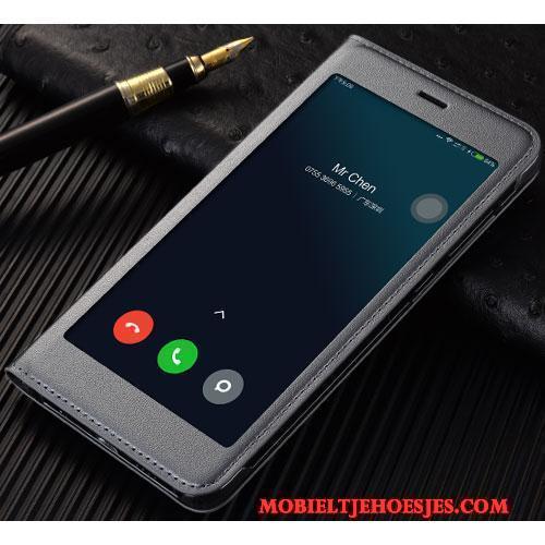 Mi Note 3 Hoesje Mobiele Telefoon Clamshell Leren Etui Bescherming Hoes All Inclusive Anti-fall