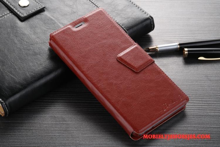 Mi Note 3 Hoesje Telefoon Mobiele Telefoon Anti-fall Rood Mini Trend Clamshell