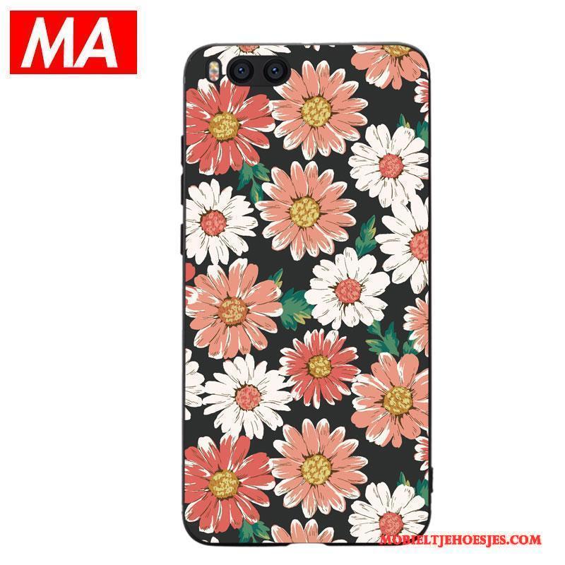 Mi Note 3 Siliconen Bloemen Trend Mini Hoes Hoesje Telefoon Bescherming