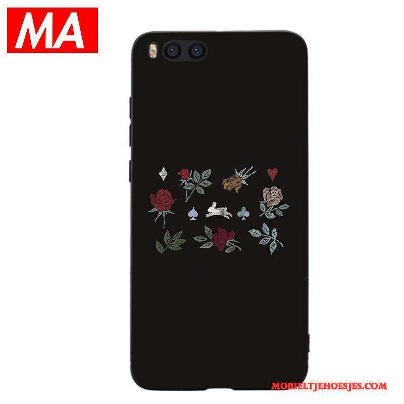 Mi Note 3 Siliconen Bloemen Trend Mini Hoes Hoesje Telefoon Bescherming