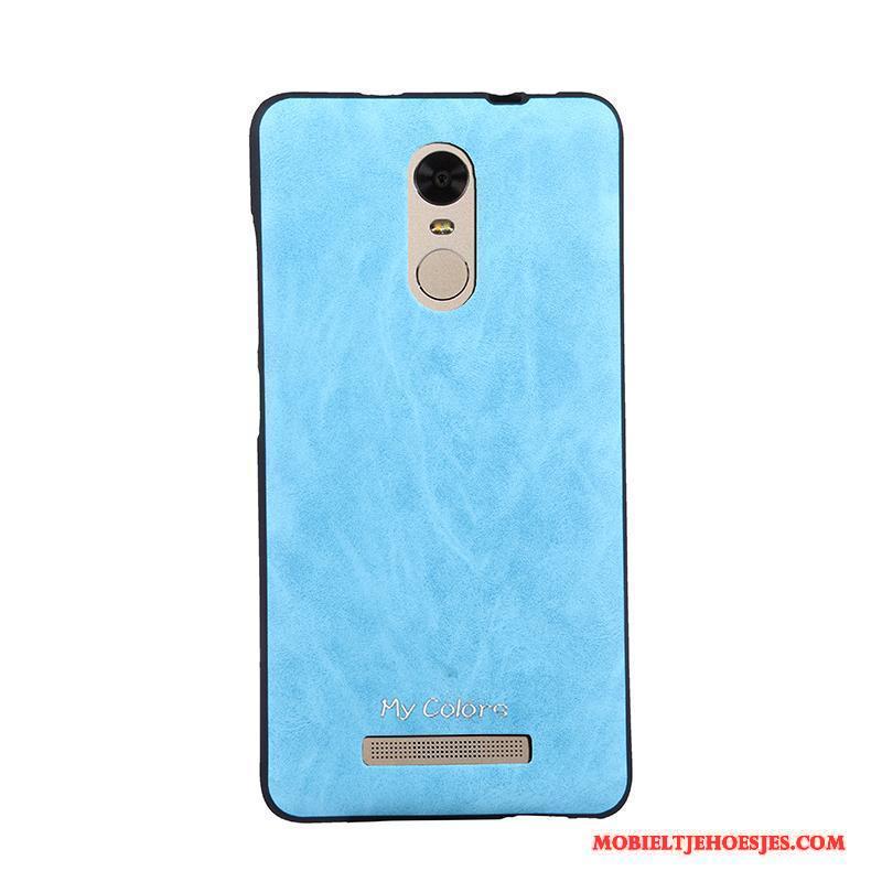 Mi Note 3 Siliconen Hoesje Telefoon Anti-fall Schrobben Blauw Mini All Inclusive