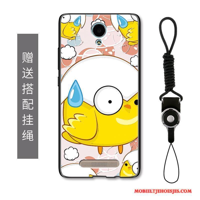 Mi Note 3 Spotprent Mini Hoesje Telefoon Schrobben Hanger Kip Geel